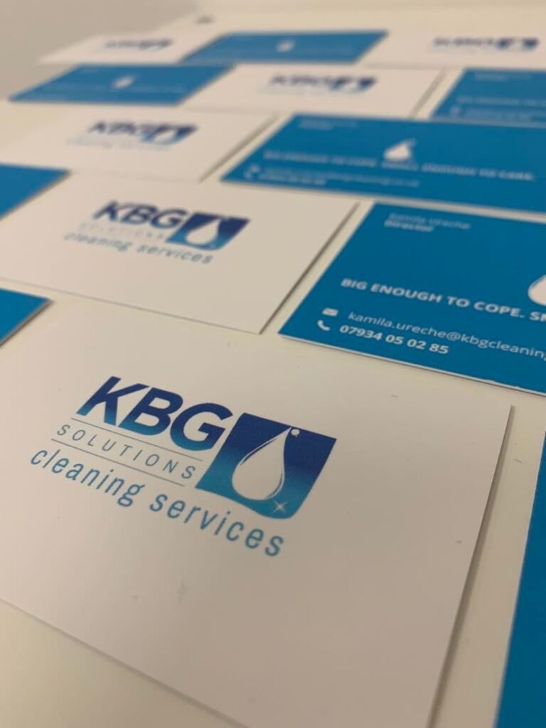 KBG Solutions business cards