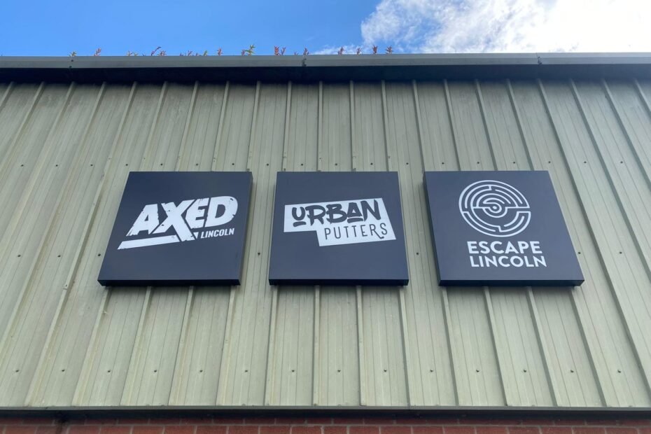 Axed Global Illuminated Sign