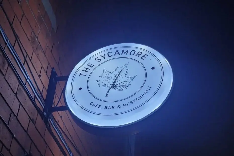 Sycamore LED Projecting Sign 2